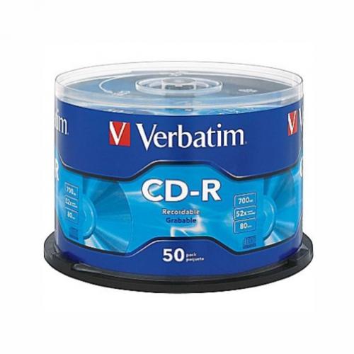 CD-R 50/BULK VERBATIM PRINT.