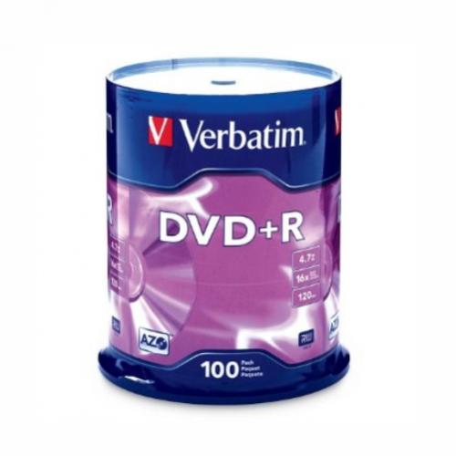 DVD+R 16X 100/SET VERBATIM