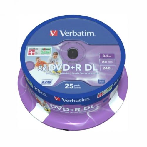 DVD+R 8X 8,5GB DL 25/SET VER.