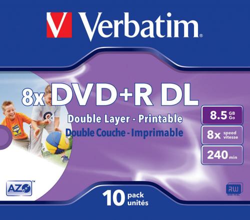 DVD+R 8X 8,5GB DOUAL LAYER VER