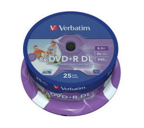 DVD+R 8X 25/SET VERBATIM DL